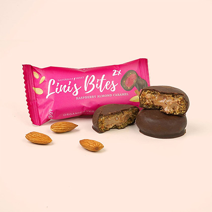 linis-bites-raspberry-almond-caramel-pralinis-46g linis-bites-raspberry-almond-caramel-pralinis-46g