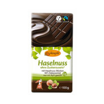 Birkengold Zartbitterschokolade mit Haselnüssen ohne Zuckerzusatz 100g