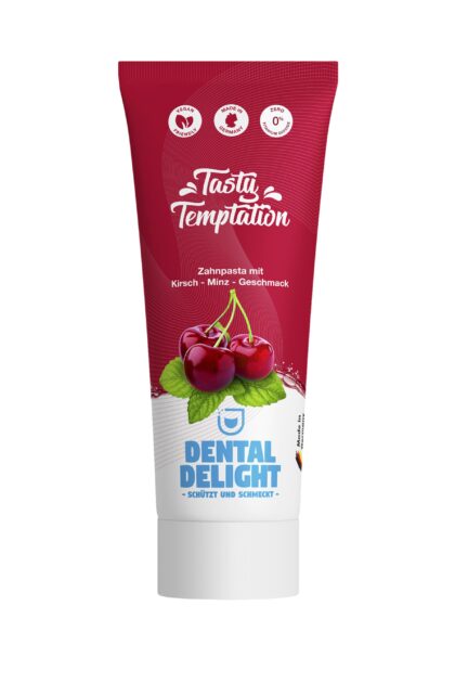 Dental-Delight-Tasty-Temptation-vegane-Zahnpasta-mit-Kirsch-Minze-Geschmack