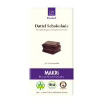 Makri Bio Dattel Schokolade Dunkel 72% 85g