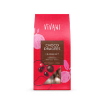 Vivani Choco Dragées Cranberry 75g