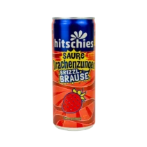 Hitschler Hitschies Saure Drachenzungen Brizzl Brause Erdbeere 250ml