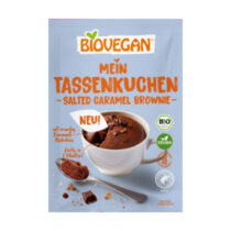 Biovegan Mein Tassenkuchen Salted Caramel Brownie 55g