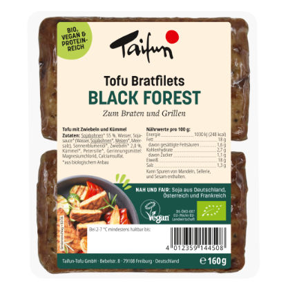 Taifun Bratfilets Tofu Black Forest 200g
